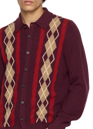  - GUEST IN RESIDENCE - Argyle Plaza Knit Shirt