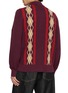 Back View - Click To Enlarge - GUEST IN RESIDENCE - Argyle Plaza Knit Shirt
