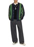 Figure View - Click To Enlarge - GUEST IN RESIDENCE - Baja Striped Everyday Cardigan