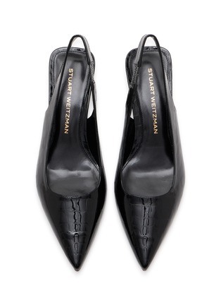 Detail View - Click To Enlarge - STUART WEITZMAN - Vinnie 50 Leather Slingback Pumps