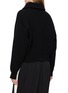 Back View - Click To Enlarge - ALAÏA - RIb Knit Trucker Sweater