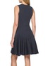 Back View - Click To Enlarge - ALAÏA - Rib Knit Skater Dress