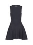 ALAÏA Rib Knit Skater Dress