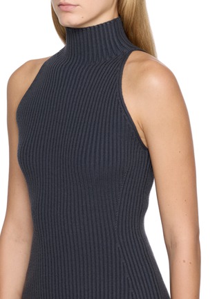  - ALAÏA - Halter Neck Rib Knit Top