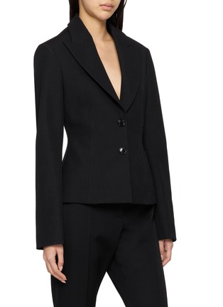 Detail View - Click To Enlarge - ALAÏA - Tailored Single Breasted Blazer