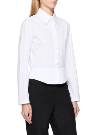 Front View - Click To Enlarge - ALAÏA - Point Collar Shirt