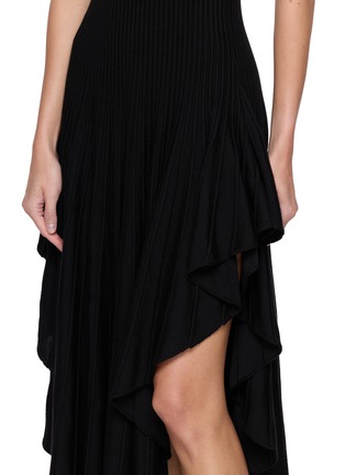  - ALAÏA - Turtleneck Knit Triangle Dress