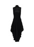 ALAÏA Turtleneck Knit Triangle Dress