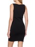 Back View - Click To Enlarge - ALAÏA - Square Neck Body Con Mini Dress