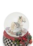 Detail View - Click To Enlarge - WURM - Rocking Horse Check Christmas Snow Globe
