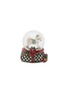 WURM Rocking Horse Check Christmas Snow Globe