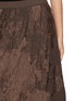  - YA YI - Chime Steel Jacquard Asymmetrical Maxi Skirt
