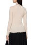 Back View - Click To Enlarge - YA YI - Turtleneck Braiding Knit Top