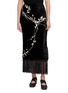 YA YI Bohdi Embroidered Maxi Skirt