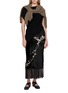 Figure View - Click To Enlarge - YA YI - Bohdi Embroidered Maxi Skirt