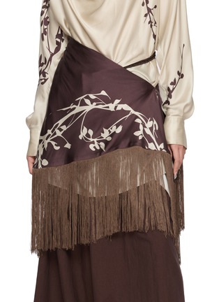 Figure View - Click To Enlarge - YA YI - Bohdi Fringe Shawl