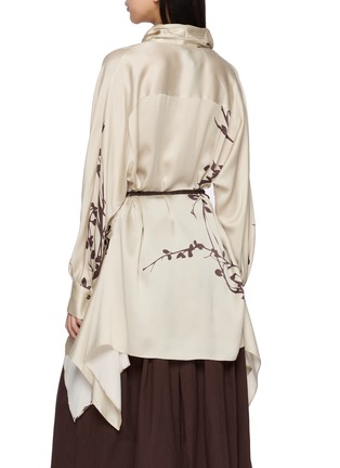 Back View - Click To Enlarge - YA YI - Bohdi Draped Shirt