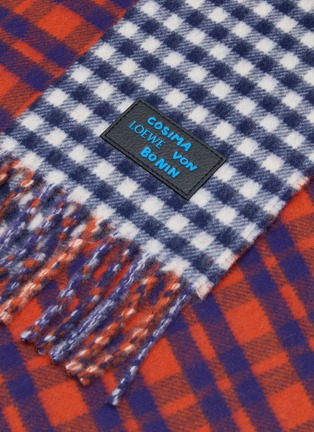 Detail View - Click To Enlarge - LOEWE - X Cosima Von Bonin Wool Cashmere Scarf