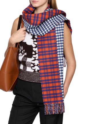 Figure View - Click To Enlarge - LOEWE - X Cosima Von Bonin Wool Cashmere Scarf