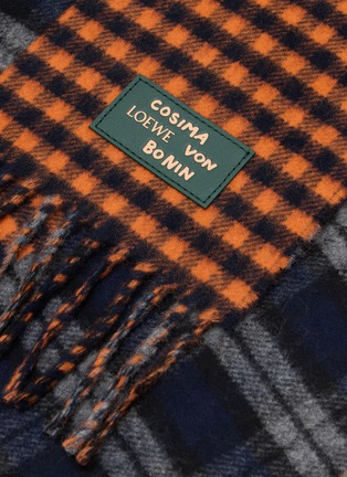 Detail View - Click To Enlarge - LOEWE - X Cosima Von Bonin Wool Cashmere Scarf