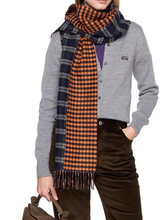 Figure View - Click To Enlarge - LOEWE - X Cosima Von Bonin Wool Cashmere Scarf