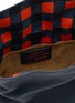 Detail View - Click To Enlarge - LOEWE - X Cosima von Bonin Mini Flamenco Chequered Intarsio Calfskin Leather Clutch