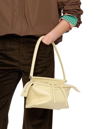 Front View - Click To Enlarge - LOEWE - Small Whisker Leather Bag