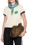 Front View - Click To Enlarge - LOEWE - Medium Flamenco Leather Clutch
