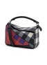 LOEWE X Cosima von Bonin Small Puzzle Chequered Intarsio Calfskin Leather Bag