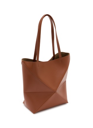 Detail View - Click To Enlarge - LOEWE - Medium Puzzle Fold Leather Tote Bag