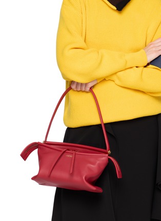 Front View - Click To Enlarge - LOEWE - Small Whisker Leather Bag
