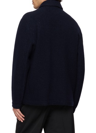 Back View - Click To Enlarge - VALSTAR - Gil Boiled-Wool Jacket