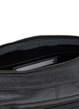 Detail View - Click To Enlarge - BALENCIAGA - Small Le City Moto Arena Leather Bag