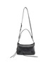 BALENCIAGA Small Le City Moto Arena Leather Bag