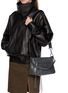 Figure View - Click To Enlarge - BALENCIAGA - Small Le City Moto Arena Leather Bag