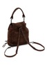 Detail View - Click To Enlarge - BALENCIAGA - Le City Waxed Suede Backpack