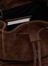Detail View - Click To Enlarge - BALENCIAGA - Le City Waxed Suede Backpack