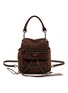 BALENCIAGA Le City Waxed Suede Backpack
