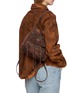 Figure View - Click To Enlarge - BALENCIAGA - Le City Waxed Suede Backpack
