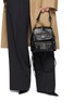 Front View - Click To Enlarge - BALENCIAGA - Le City Leather Backpack