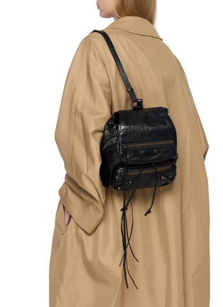 Figure View - Click To Enlarge - BALENCIAGA - Le City Leather Backpack