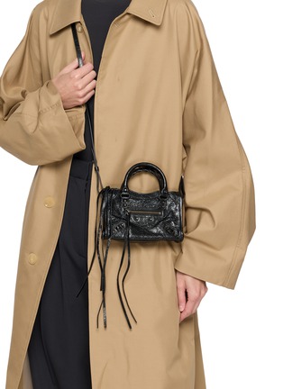 Figure View - Click To Enlarge - BALENCIAGA - Nano Le City Leather Bag