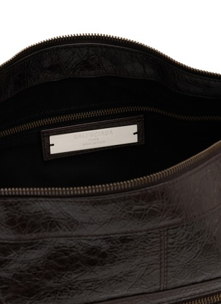 Detail View - Click To Enlarge - BALENCIAGA - Medium Le City Moto Arena Leather Bag