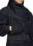  - ZIMMERMANN - Handkerchief Dark Wash Denim Bomber Jacket