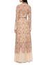 Back View - Click To Enlarge - ZIMMERMANN - Valiant Placement Print Maxi Shirt Dress