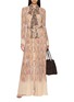 Figure View - Click To Enlarge - ZIMMERMANN - Valiant Placement Print Maxi Shirt Dress