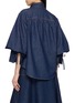 Back View - Click To Enlarge - ZIMMERMANN - Billow Dark Wash Denim Shirt