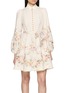 ZIMMERMANN Valiant Floral Button Up Mini Dress