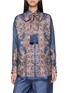 Main View - Click To Enlarge - ZIMMERMANN - Valiant Placement Print Silk Shirt