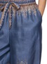  - ZIMMERMANN - Valiant Placement Print Wide Leg Silk Track Pants